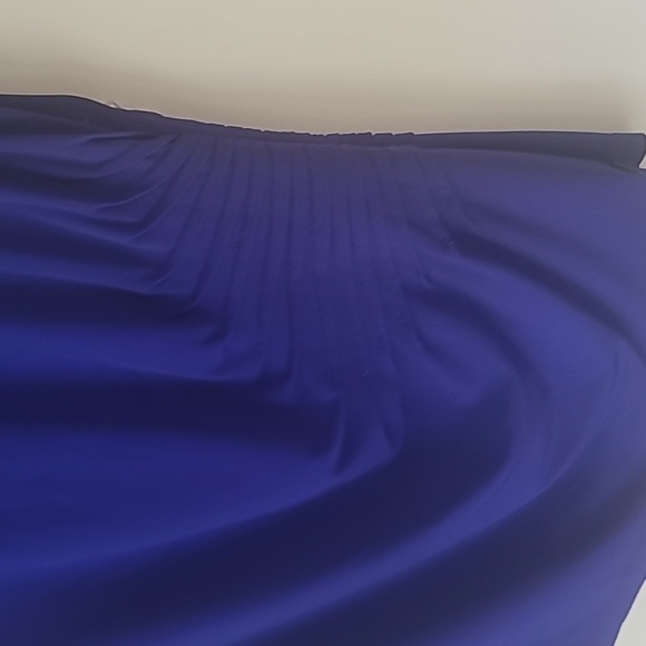 Calvin Kline Short Sleeve Ruched Side panel scoop neck Blouse SZ M - Picture 4 of 9